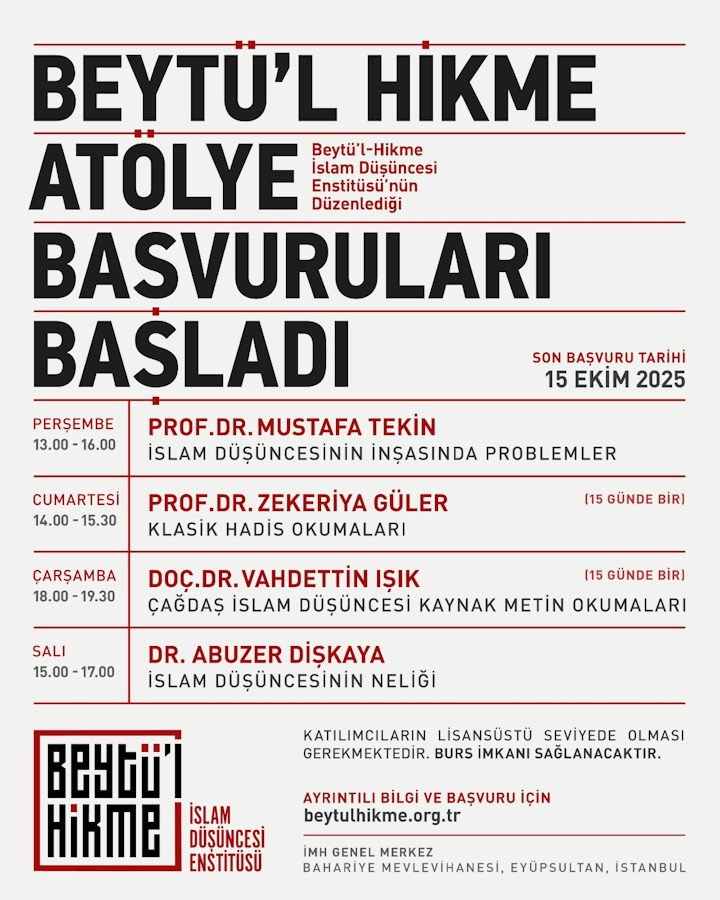 2025-2026 Öğretim Yılı Atölyeleri